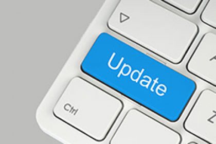 Update button on keyboard.